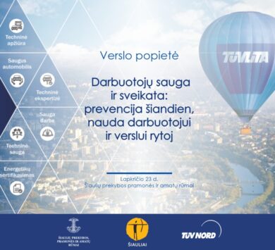 Darbuotojų sauga ir sveikata: prevencija šiandien, nauda darbuotojui ir verslui rytoj