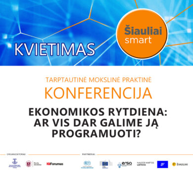 EKONOMIKOS RYTDIENA: AR VIS DAR GALIME JĄ PROGRAMUOTI?