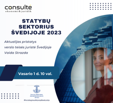 Statybų rinka Švedijoje 2023 m. Sutarčių teisė, mokesčiai, profsąjungos