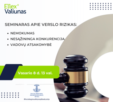 SEMINARAS APIE VERSLO RIZIKAS