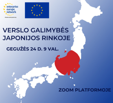 NUOTOLINIS SEMINARAS „VERSLO GALIMYBĖS JAPONIJOS RINKOJE“
