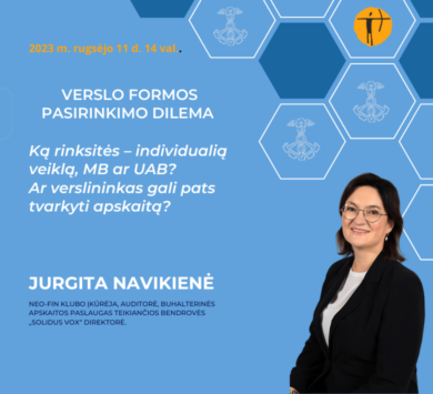 VERSLO FORMOS PASIRINKIMO DILEMA
