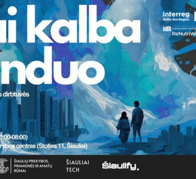 Naktinis jaunimo verslumo MAKEATHON „Kai kalba vanduo“