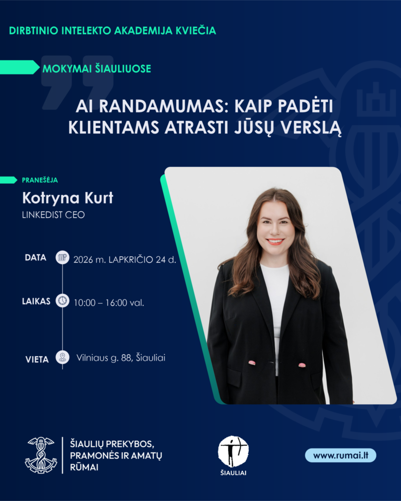 AI randamumas: kaip padėti klientams atrasti jūsų verslą