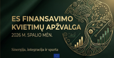 Narys dalijasi: ES finansavimo kvietimų apžvalga 2026 m. spaliui