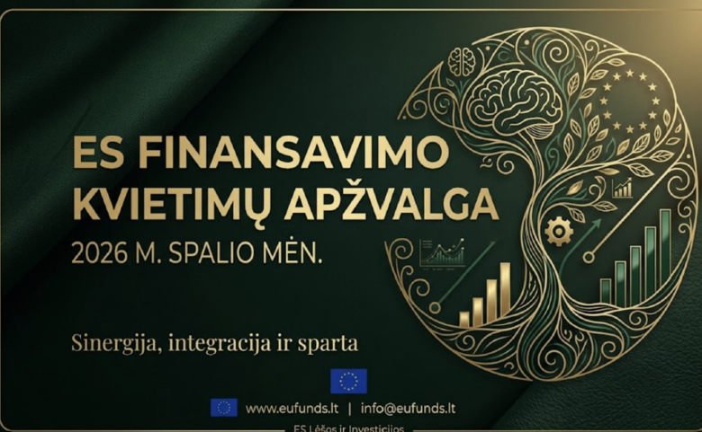 Narys dalijasi: ES finansavimo kvietimų apžvalga 2026 m. spaliui