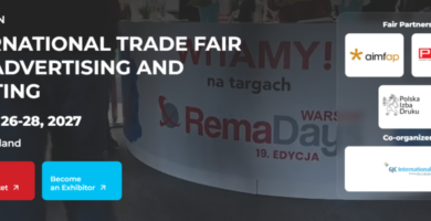 Reklamos ir spaudos sektoriaus įmonėms – paroda „RemaDays Warsaw 2027“